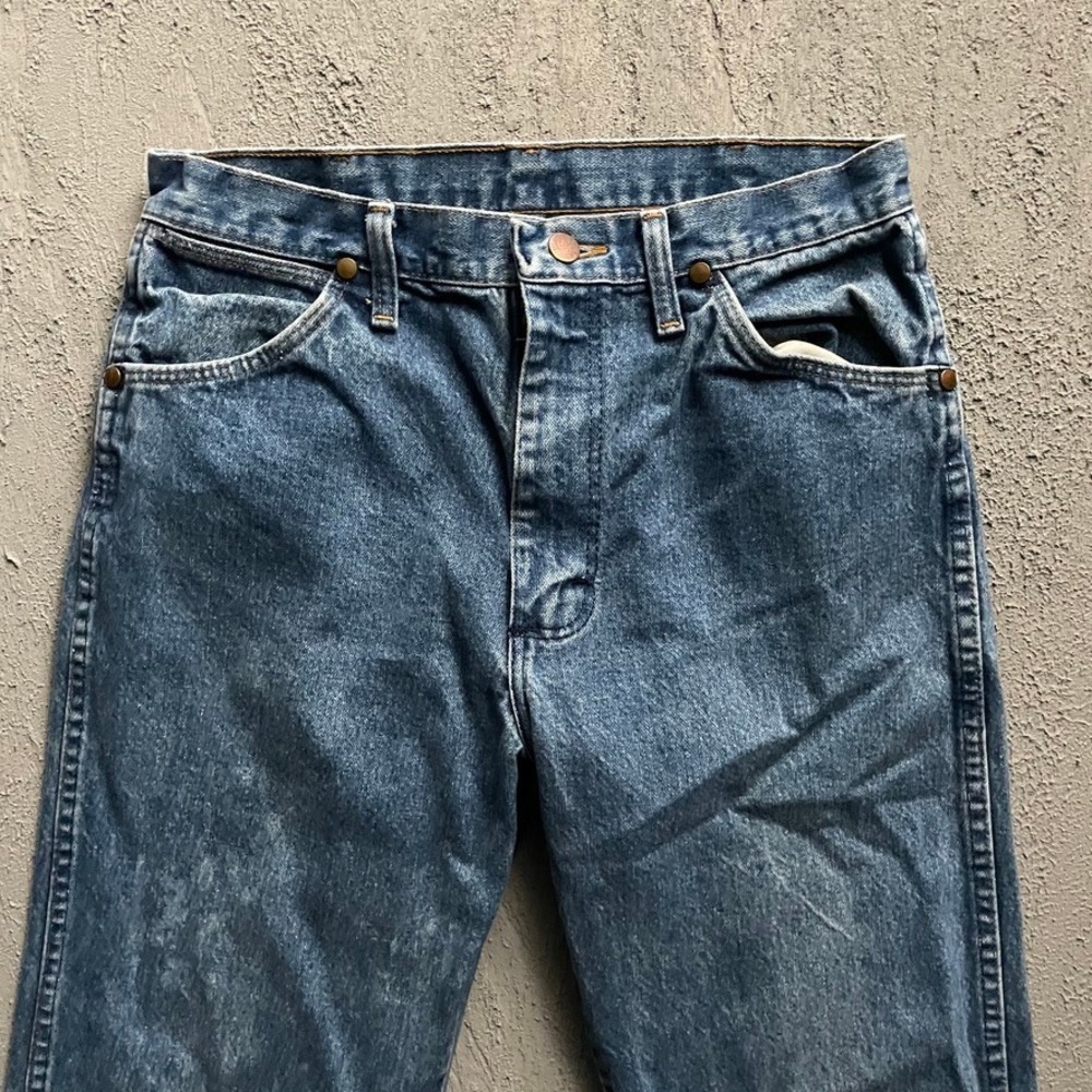 Vintage Straight Leg Jeans Mens 30x32 Blue 90s Wrangler
